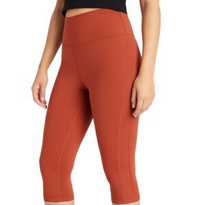GapFit Size X-Small Petite Blackout Orange Leggings Athleisure Workout Yoga